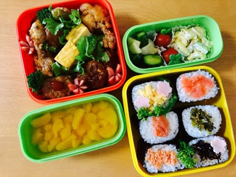 【行楽弁当】簡単弁当🌸/運動会などにも🌸/楽しいお弁当作り🌸/桜満開/乗せるだけおにぎらず