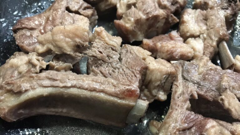 ふぁんきぃさんちの晩ご飯【スペアリブのマーマレード煮】