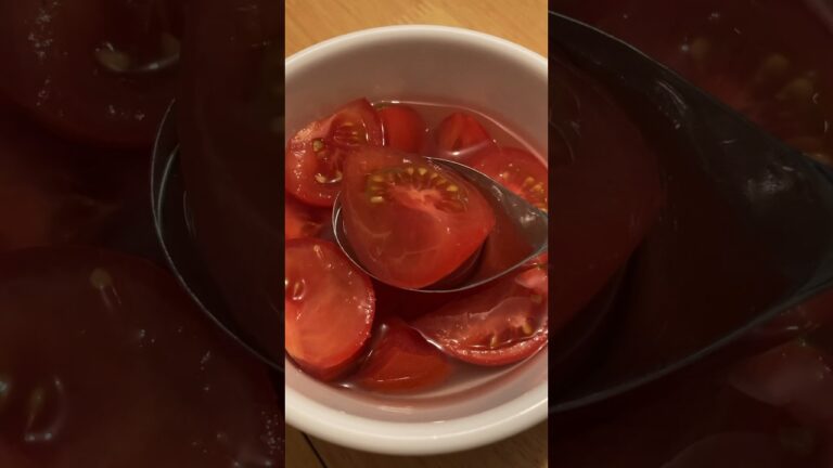 【超簡単】トマトのだし浸し【作り置き 】#トマト#簡単レシピ#ヘルシー