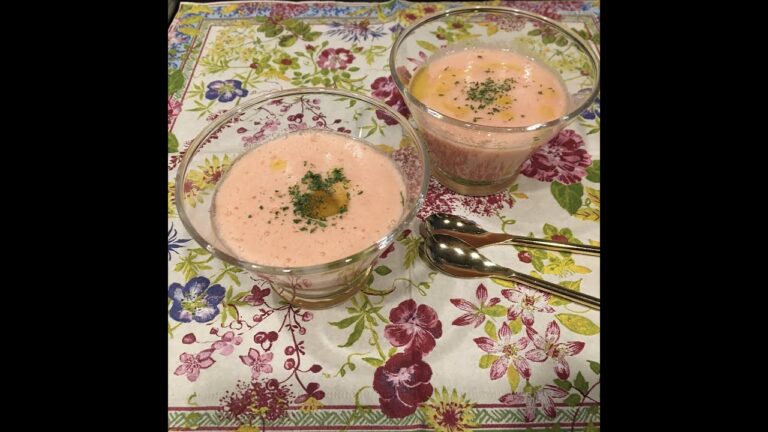 トマトでさっぱり冷製スープ