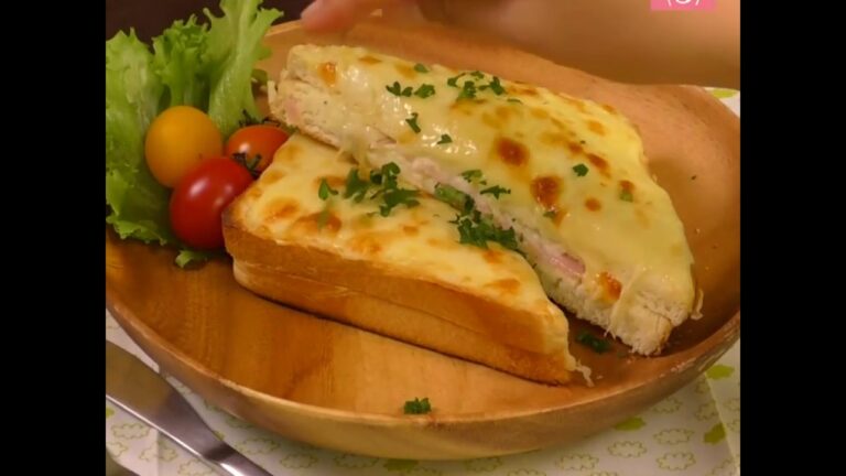アツアツとろ～り♪朝食にピッタリな「クロックムッシュ」