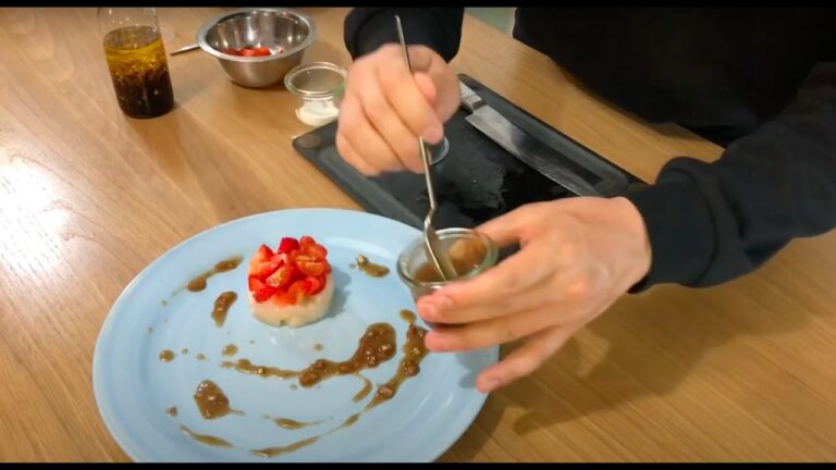 超万能ソース『オニオンバルサミコソース』を使った苺とほたてのタルタル【🍳自炊戦隊！プロテンチョー】