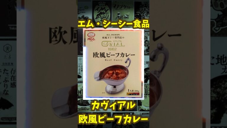 【ガヴィアル 欧風ビーフカレー】レトルトカレー紹介