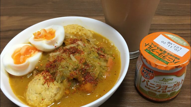 坦々胡麻鍋の朝食