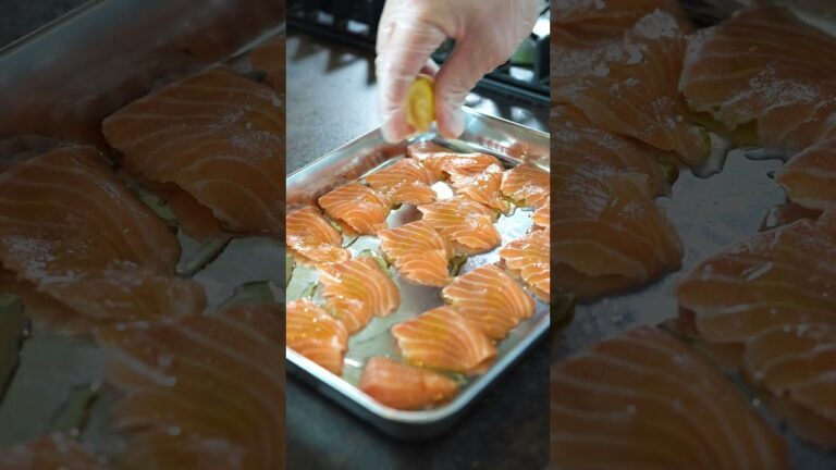 レストランで教わったサーモンマリネ