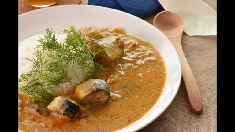 かんたん！本格サバ缶ココナッツカレー🍛 ~ coconut curry with conned mackerel【料理レシピはParty Kitchen🎉】