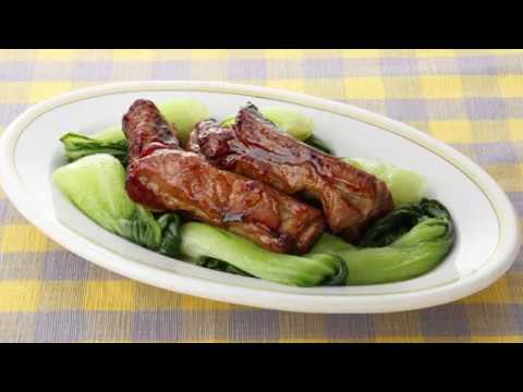 スペアリブの照り焼き