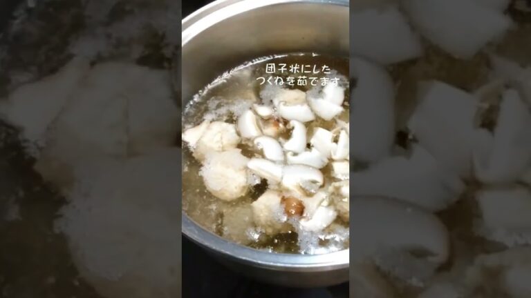 鶏つくね汁作ります🤗