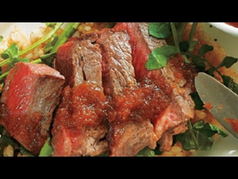 おろし玉ねぎソースのステーキプレート