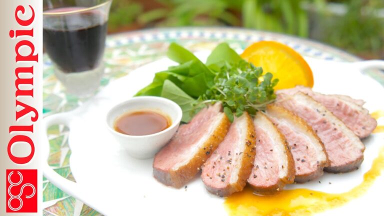 オリンピックの超簡単レシピ　★モランボン×岩手がもー鴨ロースト　モランボンのローストビーフの素と絶品岩手がも♪