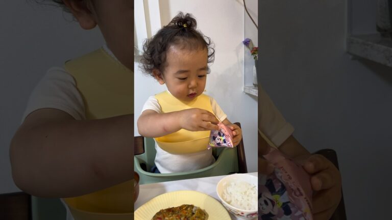 ディズニーランドで購入したふりかけでごはん爆食い🍚 #おかわり男子