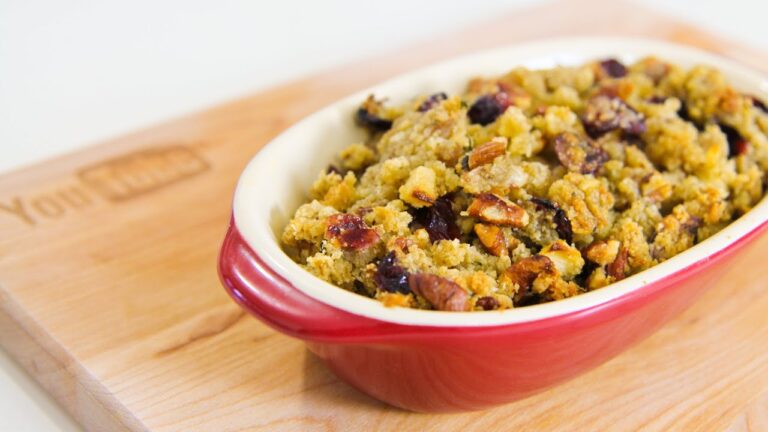 Cranberry, Apple and Pecan Turkey Stuffing - Video Recipe