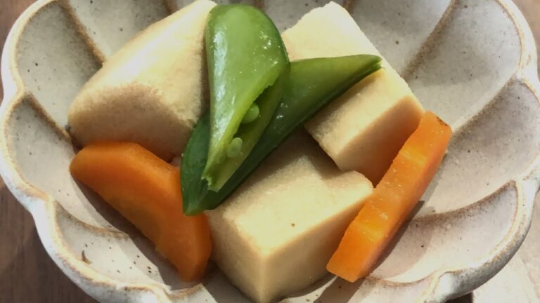【料理動画】優しい味。高野豆腐の煮物