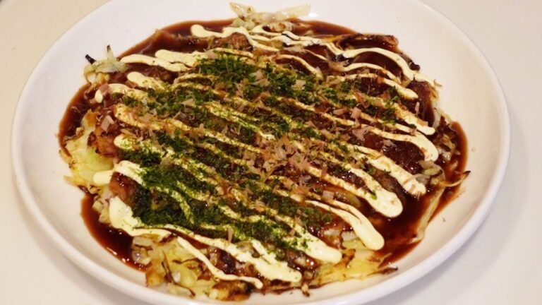 【お好み焼き】切るのはキャベツだけ！超簡単なのに美味しい節約晩ごはん