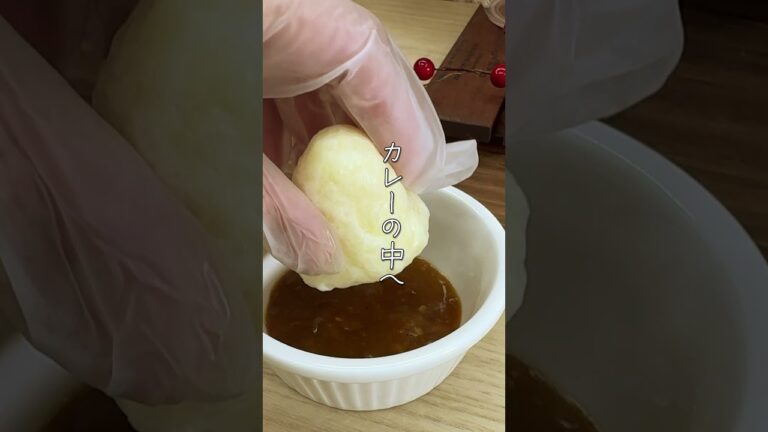 １番簡単なハロウィンレシピ🎃【ハロウィンポテトカレー】#Shorts