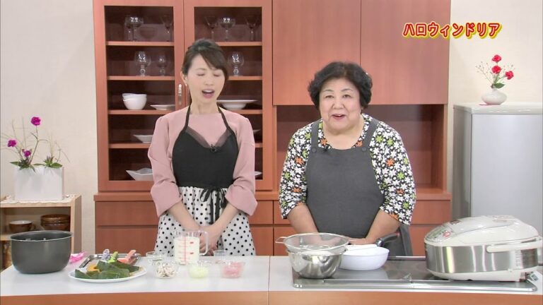 ハロウィン　カボチャ　キューテレビ　かんたんレシピで気軽に作ろう！　亀田佳子先生　豊田恭子　レシピ　料理番組　徳島　2019年10月放送②