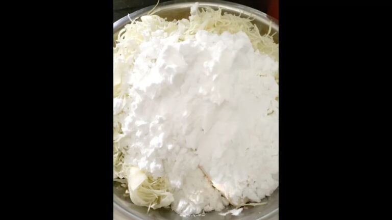 節約レシピ　豆腐とキャベツとちくわのお好み焼き