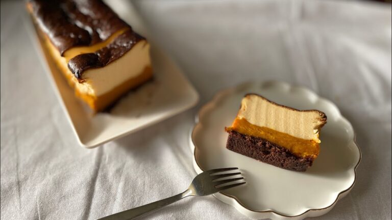 濃厚かぼちゃバスクチーズケーキ🎃♡