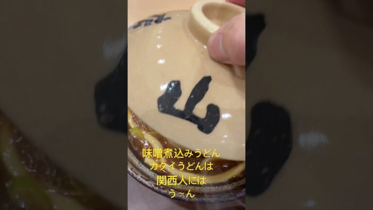 味噌煮込みうどん　#かたいうどん　#関西人には苦手　#御在所pa   #さぶブログ