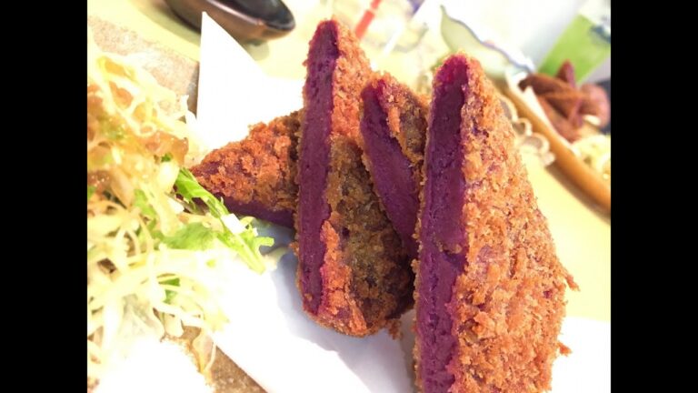 【サツマイモで作れる】紅芋コロッケ