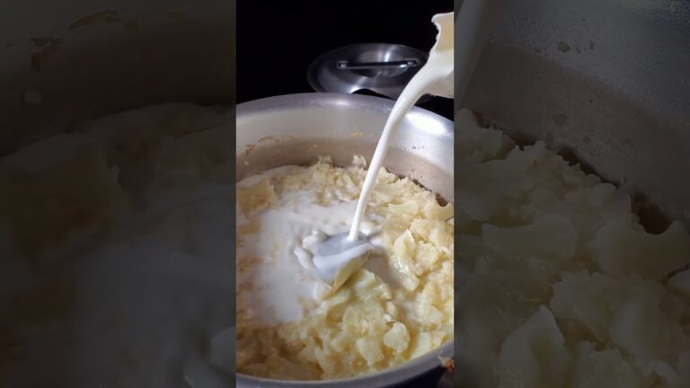 濃厚でまったりカリフラワーピューレ🙌😋　#フレンチ #おしゃれ #おうちごはん #料理動画 #レシピ