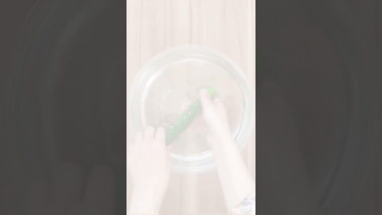 きゅうりの簡単アク抜き法🥒
