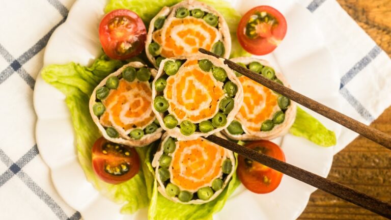 野菜たっぷり 豚肉のうずまきロール