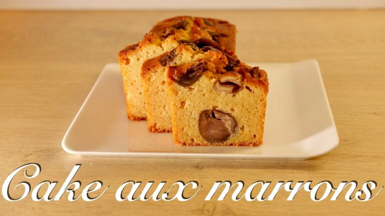 【 栗とキャラメルのパウンドケーキ】Cake aux marrons【簡単料理】How to make Chestnut Cake