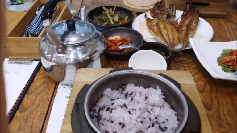 韓国　ナムルのお店