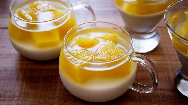 お菓子作り | とろ～り♡なめらかココナッツミルクプリン＆爽やか♪パイナップルゼリー