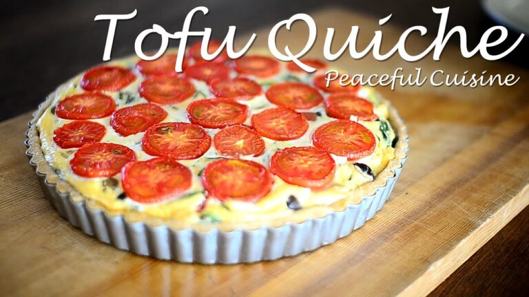 Tofu quiche (vegan) ☆ 豆腐のキッシュ