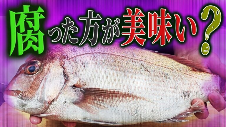 腐る直前の 真鯛 を食べたらメチャクチャ◯◯だった……【 魚料理 ・せり人ムタロー】
