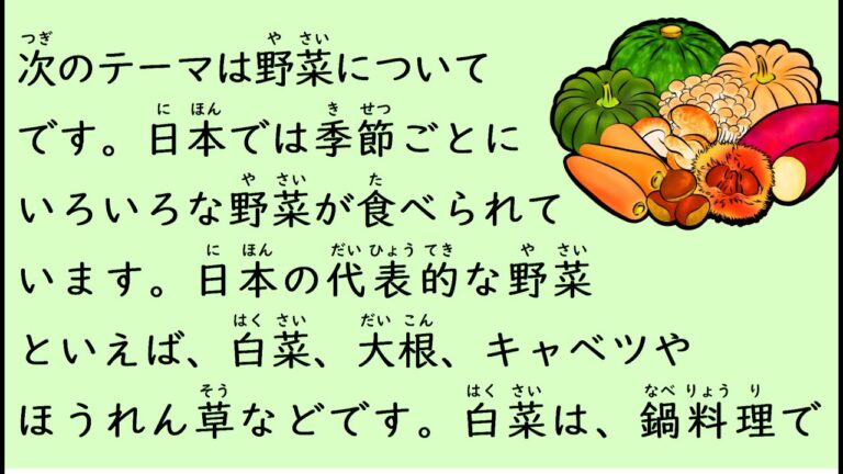 1 Hour Simple Japanese Listening - Food in Japan (ENG SUB) #40