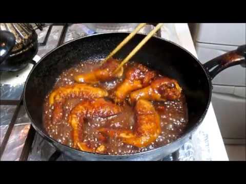 鶏手羽元と卵の甘酢煮