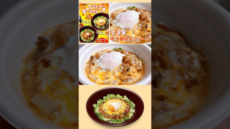 【夏メニュー】すき家「スパイシーキーマカレー丼」夏季限定！