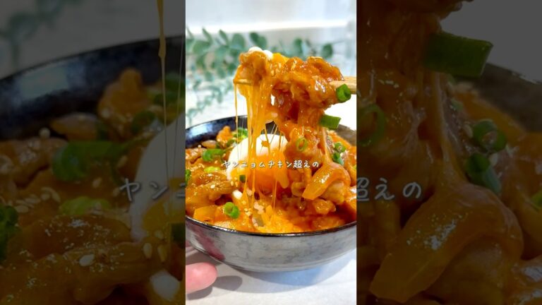 これはハマる！ヤンニョムポーク丼