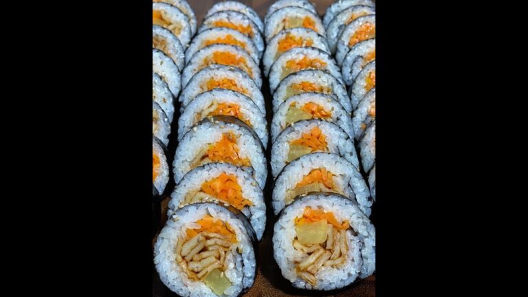 おでん炒め キンパ 作り方 / おでんキンパ / キンパの簡単レシピ / おでんポックム #Shorts