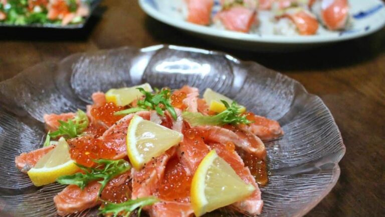 【トラウト料理】意外と簡単！？なんちゃって炙りカルパッチョ　他4品