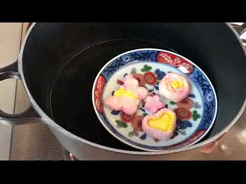 011 水をひいた鍋で蒸し、10 15分蒸してようじが通れば完成です～アレンジ編