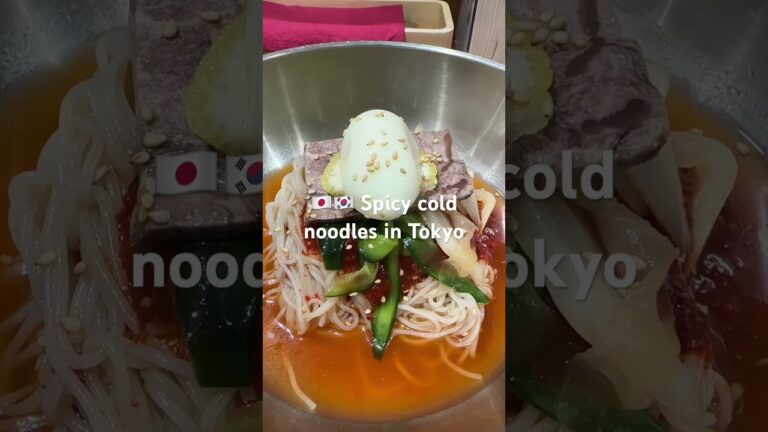 🇯🇵🇰🇷妻家房でビビン冷麺 #ビビン冷麺 #東京