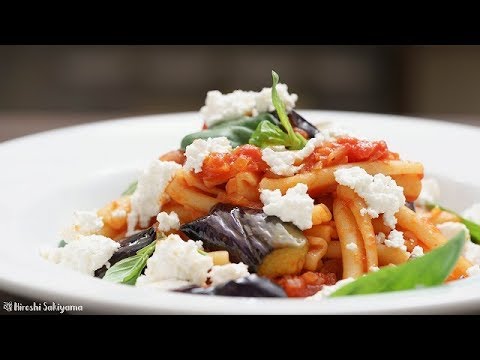 茄子とカッテージチーズとトマトソースのカサレッチェの作り方