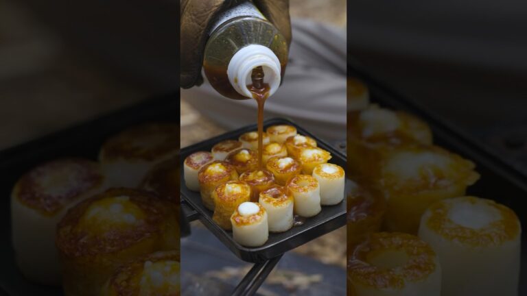 【キャンプ飯】チーズイン焼きちくわ