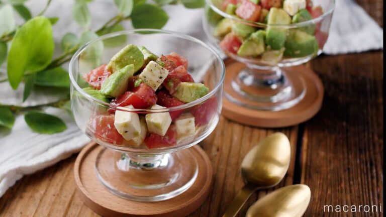 【アボカドとトマトのクリームチーズサラダ】混ぜるだけで簡単おもてなし料理！