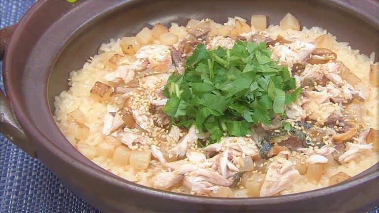 サバと大根の炊き込みご飯