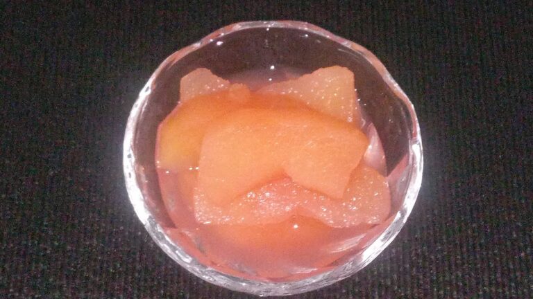 綺麗なピンク色をした林檎のコンポートの作り方（How to make a beautiful pink apple compote）