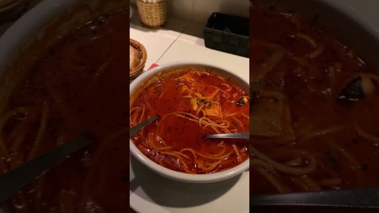 【8秒イタリアン】宮城 仙台 キャンティ・ヴォーノ 真夜中のスパゲッティ、イカの墨煮