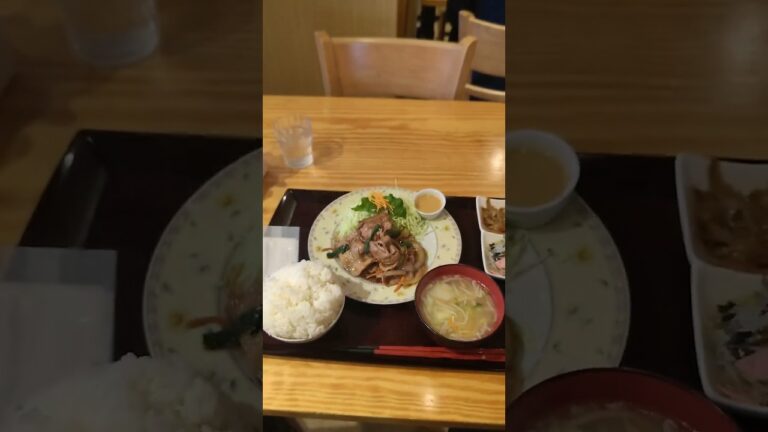 池袋「お食事処さつき」にて生姜焼き定食を食べ#定食屋さん