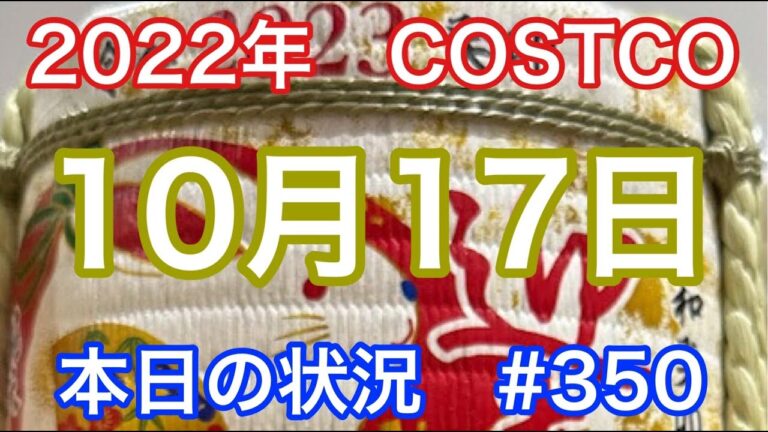 2022年10月17日　【コストコ】本日の状況＆購入品の紹介　 その350