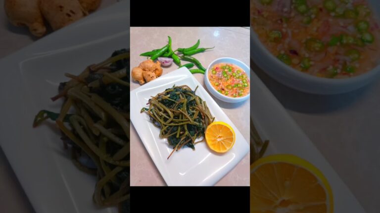 Apay / Camote Tops Salad #cooking #lutonibalot