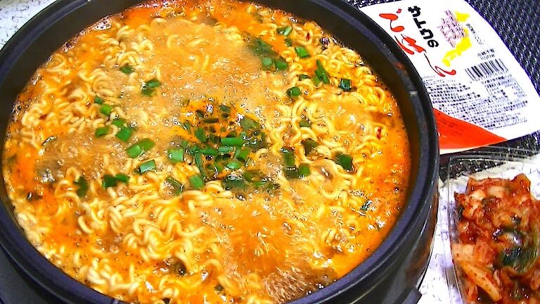 【一人deごはん】Let’s eat！韓流麺食第2弾！本場インスタントラーメン「辛（しん）ラーメン」を白菜キムチと食う！